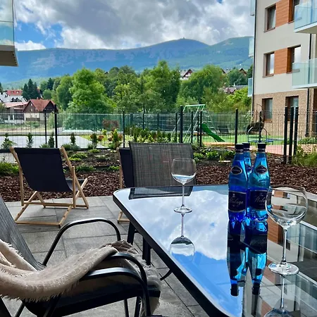 Lucky 7 Z Tarasem I Widokiem Na Sniezke, Obok Aquaparku, Blisko Do Wang By W Karkonoszach Apartmán